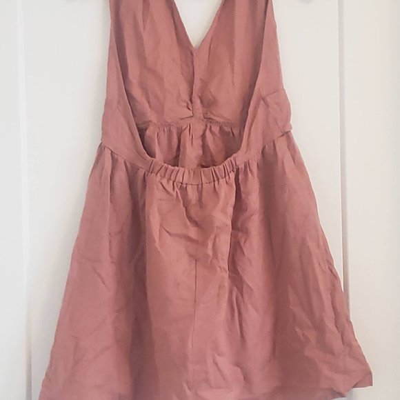 ASOS DESIGN halter neck mini button dress - Picture 5 of 7